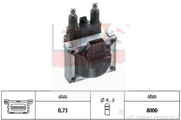 <strong>RENAULT Катушка зажигания MEGANE 2.0I 96-99 EPS 1.970.275 (фото 1)</strong>