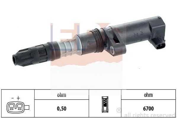 <strong>Котушка запалювання Renault Clio/Laguna/Megane/Trafic 1.4-2.0 16V 99- EPS 1.970.432 (фото 1)</strong>