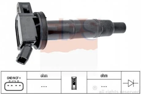 Котушка запалювання Toyota Avensis 00- для Toyota, Lexus EPS 1.970.466 фото товару
