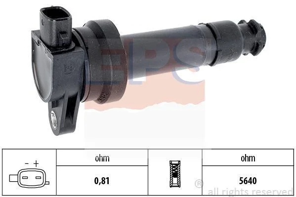 <strong>HYUNDAI Катушка зажигания Elantra,i30,Kia Ceed 1.4/1.6 06- EPS 1.970.495 (фото 1)</strong>