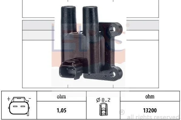 <strong>HYUNDAI Катушка зажигания Accent II 00-,Getz 03-, KIA Rio EPS 1.970.582 (фото 1)</strong>