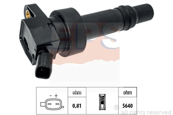 <strong>HYUNDAI Котушка запалювання i30 Купе 1.6 GDI 13-, ix35 (LM, EL, ELH) 1.6 10-, KIA PRO CEED (JD) 1.6 GT 13-18 EPS 1.970.611 (фото 1)</strong>