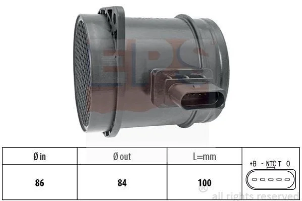 <strong>Расходомер воздуха AUDI Q7 3,6FSI 07-, VW Passat, Touareg 3,6FSI 05-. EPS 1.991.329 (фото 1)</strong>