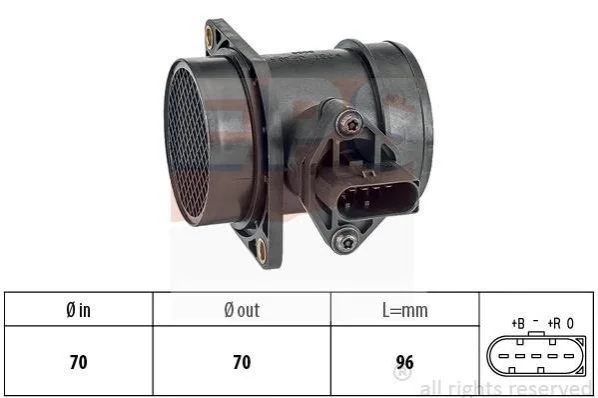 <strong>VW Расходомер воздуха AUDI 1,8T 00-Golf,Passat,Skoda 1,8TSeat EPS 1.991.441 (фото 1)</strong>