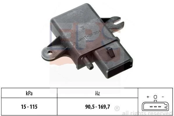<strong>FORD Датчик давления в впускном коллекторе Fiesta II,III,Scorpio,Transit EPS 1.993.002 (фото 1)</strong>