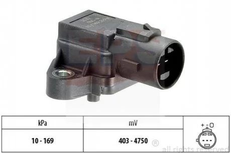 HONDA Датчик давления Accord 2,0-3,0 -03 для Rover, Honda, Audi EPS 1.993.032 фото товару