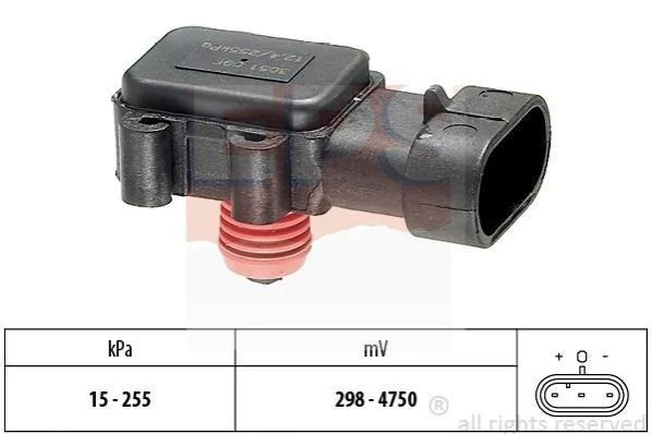 <strong>RENAULT Датчик давления наддува Laguna II,Megane II,Espace III,IV,Mitsubishi Space Star,Volvo S40 EPS 1.993.051 (фото 1)</strong>