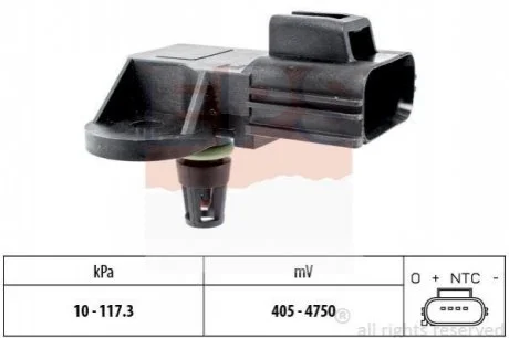 Датчик тиску повітря для Ford, Volvo EPS 1.993.100 фото товару