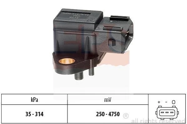 <strong>Датчик вакуума BMW E46 318d-330d, E60 530d, E65/E66 730d/740d, E53 3.0d 09.01- EPS 1.993.116 (фото 1)</strong>