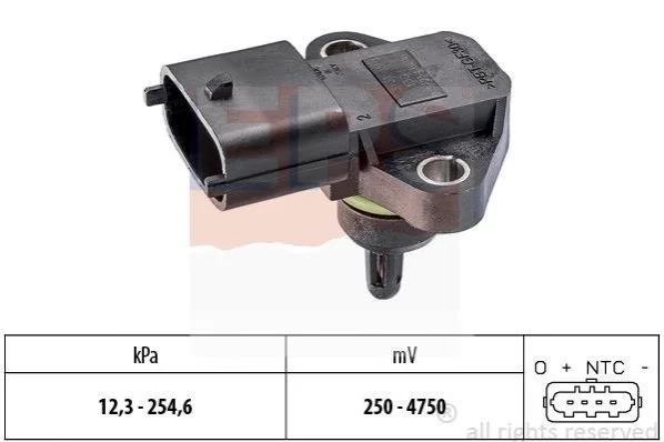 <strong>HYUNDAI Датчик давления впуск. коллектор H-1 2,5TD 97-, Matrix 1,5CRDi -10, KIA EPS 1.993.131 (фото 1)</strong>