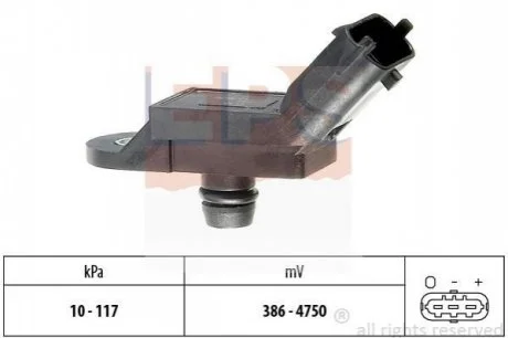 Датчик тиску повітря для Fiat, Lancia EPS 1.993.133 фото товару