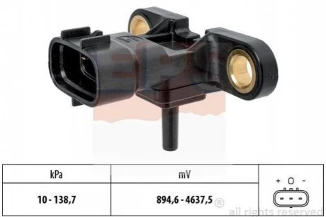 Датчик тиску повітря в впускному коллекторі Toyota Avensis/Camry/Corolla/Rav4 Subaru Legacy/Outback для EPS 1.993.213 фото товару