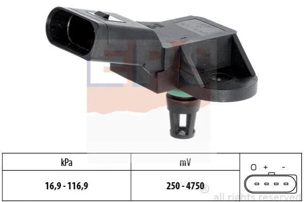 <strong>Датчик тиску повітря в впускному коллекторі Audi A4/A6 VW Passat EPS 1.993.226 (фото 1)</strong>