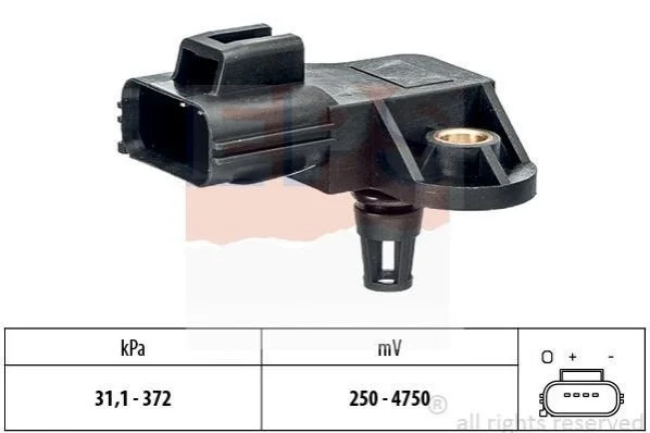 <strong>Датчик тиску повітря в впускному коллекторі Volvo S60/S80/V60/XC60/XC70 EPS 1.993.250 (фото 1)</strong>