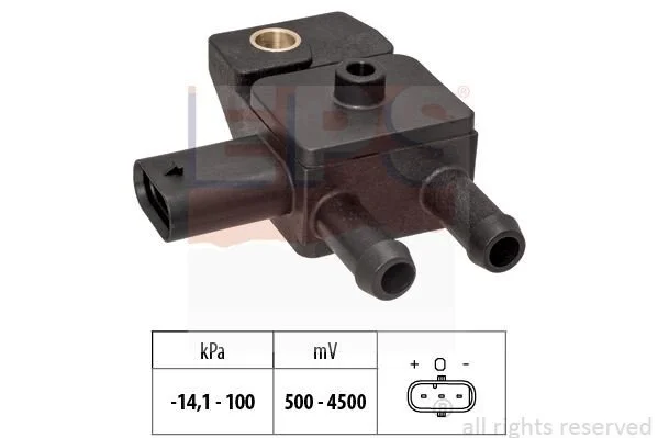 <strong>BMW датчик тиск вихлопних газів 1 (F20) 120 d 11-15, 2 купе (F22, F87) 220 d 12-14, 3 (E90) 320 d 10-11, 4 Gran Coupe (F36) 430 d 14-, 5 Gran Turismo (F07) 535 d 10-12, MINI COUNTRYMAN (R60) Cooper D ALL4 11-16 EPS 1.993.306 (фото 1)</strong>