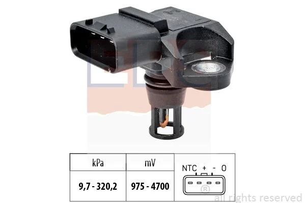 <strong>TOYOTA Датчик тиску повітря C-HR 1.2 16-, LEXUS RX 2.0 15- EPS 1.993.385 (фото 1)</strong>