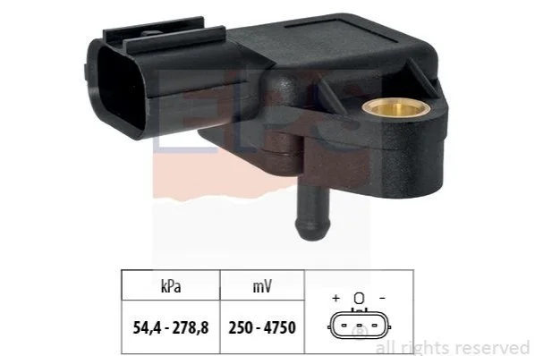 <strong>MITSUBISHI Датчик давления наддува L200 05-,Pajero IV,Pajero Sport 2.5/3.2 DI-D 07- EPS 1.993.396 (фото 1)</strong>