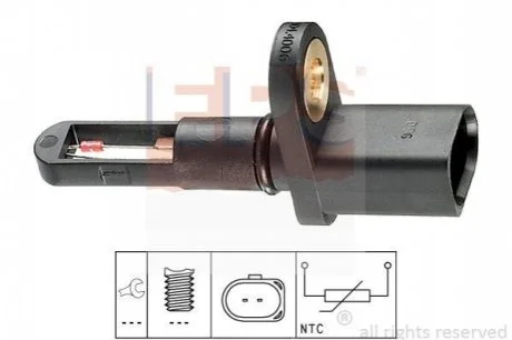 Датчик темп. впуск. повітря VAG 1.6/1.8/2.0 Fsi/Tsi 01- для Audi, Volkswagen, Seat, Skoda, Bentley EPS 1.994.006 фото товару