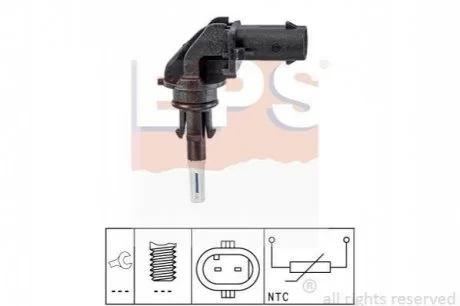 Датчик темп. впуск. повітря BMW 1/3/5/X5 2.0/3.0D для BMW, Mini EPS 1.994.032 фото товару