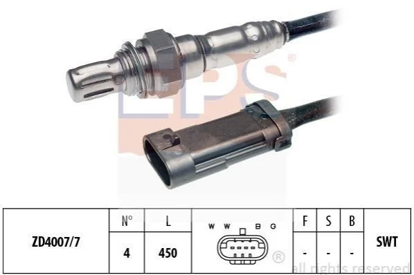 <strong>Лямбда-зонд (4 конт.) RENAULT Kangoo, Clio, Megane, Laguna EPS 1.997.282 (фото 1)</strong>