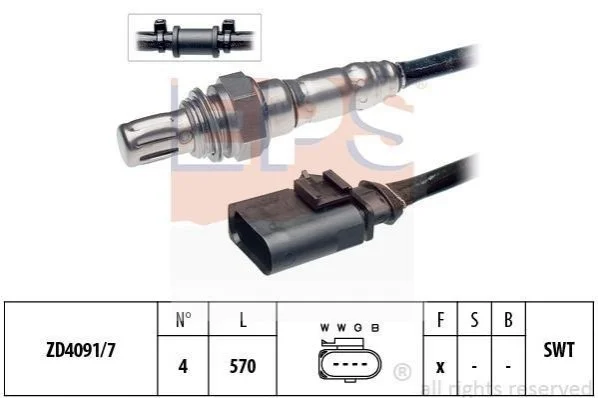 <strong>Лямбда-зонд (4 конт.) AUDI A3 1,4TFSI, A5/A6/A8 2,0TFSI, VW 1,4TSI, SKODA EPS 1.997.932 (фото 1)</strong>