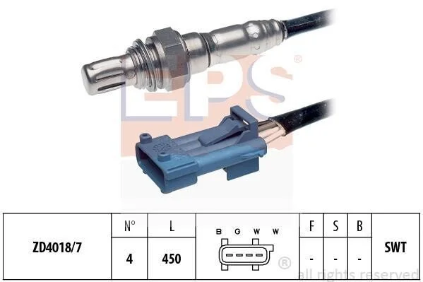 <strong>CITROEN лямбда-зонд Berlingo,C3,C4 Picasso,C5 III,DS,Mini,Peugeot 1.6 07- EPS 1.998.078 (фото 1)</strong>