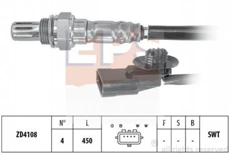 Лямбда-зонд Dacia Dokker, Renault Laguna 07- для Dacia EPS 1.998.095 фото товару