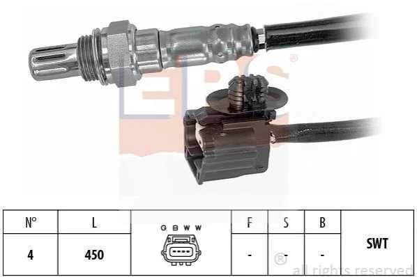 <strong>RENAULT Лямбда-зонд LAGUNA 2.0 07- EPS 1.998.117 (фото 1)</strong>