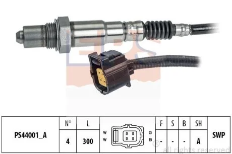DB лямбда-зонд (4-х конт.) W164/W169//W204/W211/W221/W251/CLK/CLS для Mercedes, Chrysler, Jeep EPS 1.998.202 фото товару