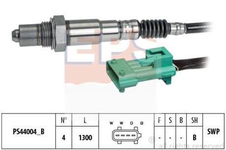 Купить CITROEN лямбда-зонд (4 конт.) 1,1-2,9: Berlingo, Xsara, C3/5 PEUGEOT Partner/106/306/406 FIAT Scudo EPS 1.998.222 по низкой цене в Украине (фото 1)