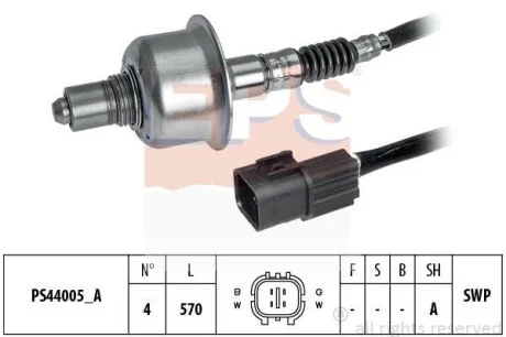 HYUNDAI Лямбда-зонд ACCENT i25 IV Ліфтбек (RB) 1.4 10-, i10 1.0 13-, i20 II 1.4 14-, i30 1.4 14-, KIA CEED (JD) 1.4 MPI 15-18 для EPS 1.998.277 фото товару