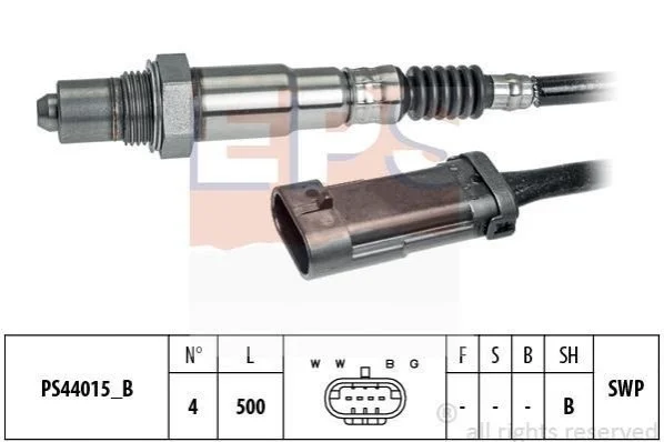 <strong>Лямбда-зонд Renault Clio/Megane/Scenic/Kangoo 1.4-2.0 98- EPS 1.998.280 (фото 1)</strong>