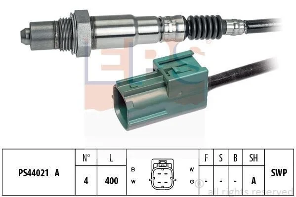 <strong>NISSAN Лямбда-зонд (4 конт.) Primera 1,6/1,8 02- Almera 1,5/1,8 02-06 Micra 1,0/1,2/1,4 02-05 EPS 1.998.304 (фото 1)</strong>