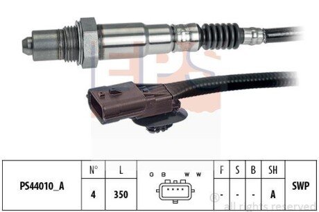 Купить RENAULT Лямбда-зонд GRAND SCENIC III 1.2/1.4 12-, MEGANE III Grandtour 1.2-2.0 13-, NISSAN QASHQAI II Джип 1.2 13- EPS 1.998.310 по низкой цене в Украине (фото 1)