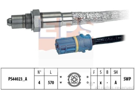 BMW Лямбда-зонд 1 (E81) 130 i 06-11, 3 (E90) 325 i 07-11, X1 (E84) xDrive 25 i 10-11 EPS 1.998.325 фото товару