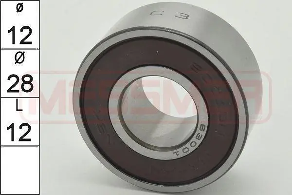 <strong>Підшипник 63001-2Z/C3PLHT23B Ball Bearing (28x12x12) ERA 218000 (фото 1)</strong>
