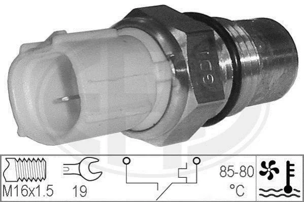 <strong>Термовимикач, вентилятор радіатора HYUNDAI / KIA ERA 330633 (фото 1)</strong>