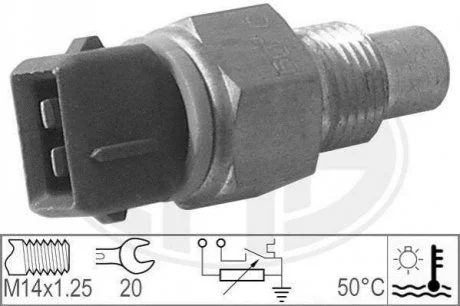 Датчик температури охолоджуючої рідини для Peugeot, Citroen, Fiat, Hyundai, Suzuki ERA 330639 фото товару