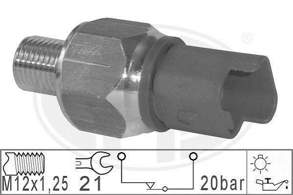 <strong>Датчик тиску оливи ERA 330801 (фото 1)</strong>