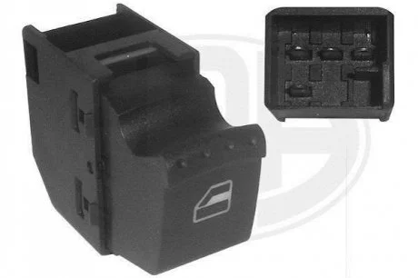 Кнопка склопідіймача для Skoda, Seat, Volkswagen, Audi ERA 662386 фото товару