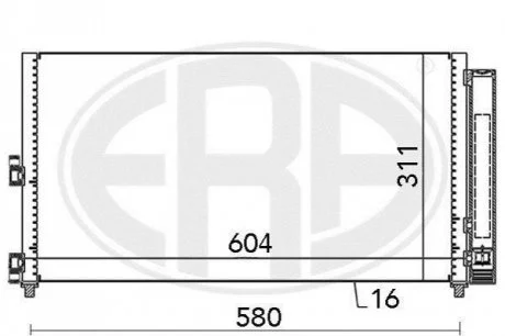 Радіатор для Fiat, Lancia ERA 667000 фото товару