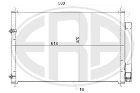Радіатор кондиціонера для Toyota ERA 667161 фото товару