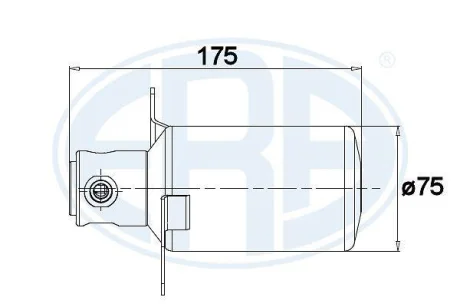 Осушувач кондицiонера для Mercedes ERA 668015 фото товару