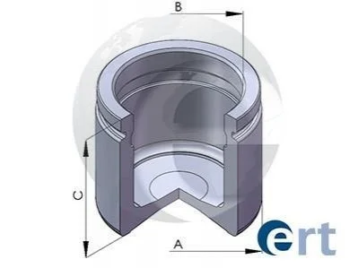 <strong>Тормозной суппорта FORD FIESTA -03 ERT 150169-C (фото 1)</strong>