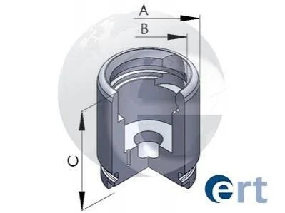 <strong>Поршень суппорта CITROEN SAXO -05, RENAULT Clio/ ERT 150848-C (фото 1)</strong>