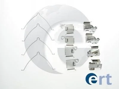 Монтажний к-кт гальмівних колодок для ERT 420099 фото товару