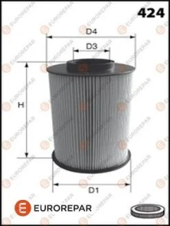 EUROREPAR FORD повітряний фільтр Focus,Kuga,Volvo S40 для Eurorepar 1611156380 фото товару