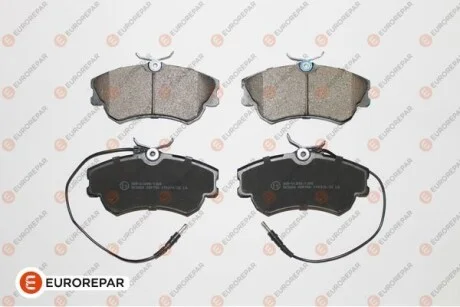 Колодки гальмівні дискові (комплект 4 шт) для Renault Eurorepar 1617254680 фото товару
