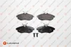 <strong>Гальмівні колодки пер. Citroen C2/C3 02- (TRW) (122.5x53x19) Eurorepar 1617257080 (фото 1)</strong>