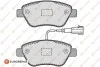 <strong>Гальмівні колодки пер. Doblo 05- (Bosch) (123x53.7x17.8) з датчиком Eurorepar 1617262180 (фото 1)</strong>